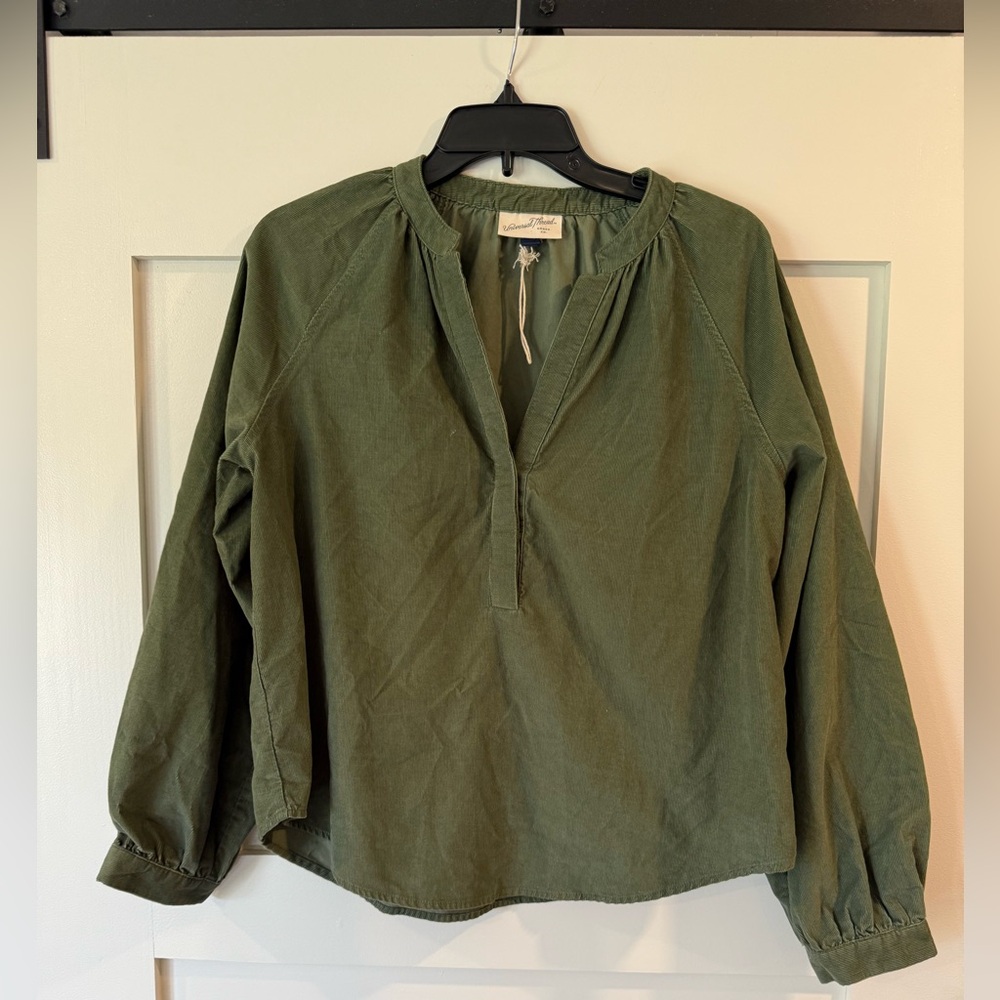 Olive Green Women's Top